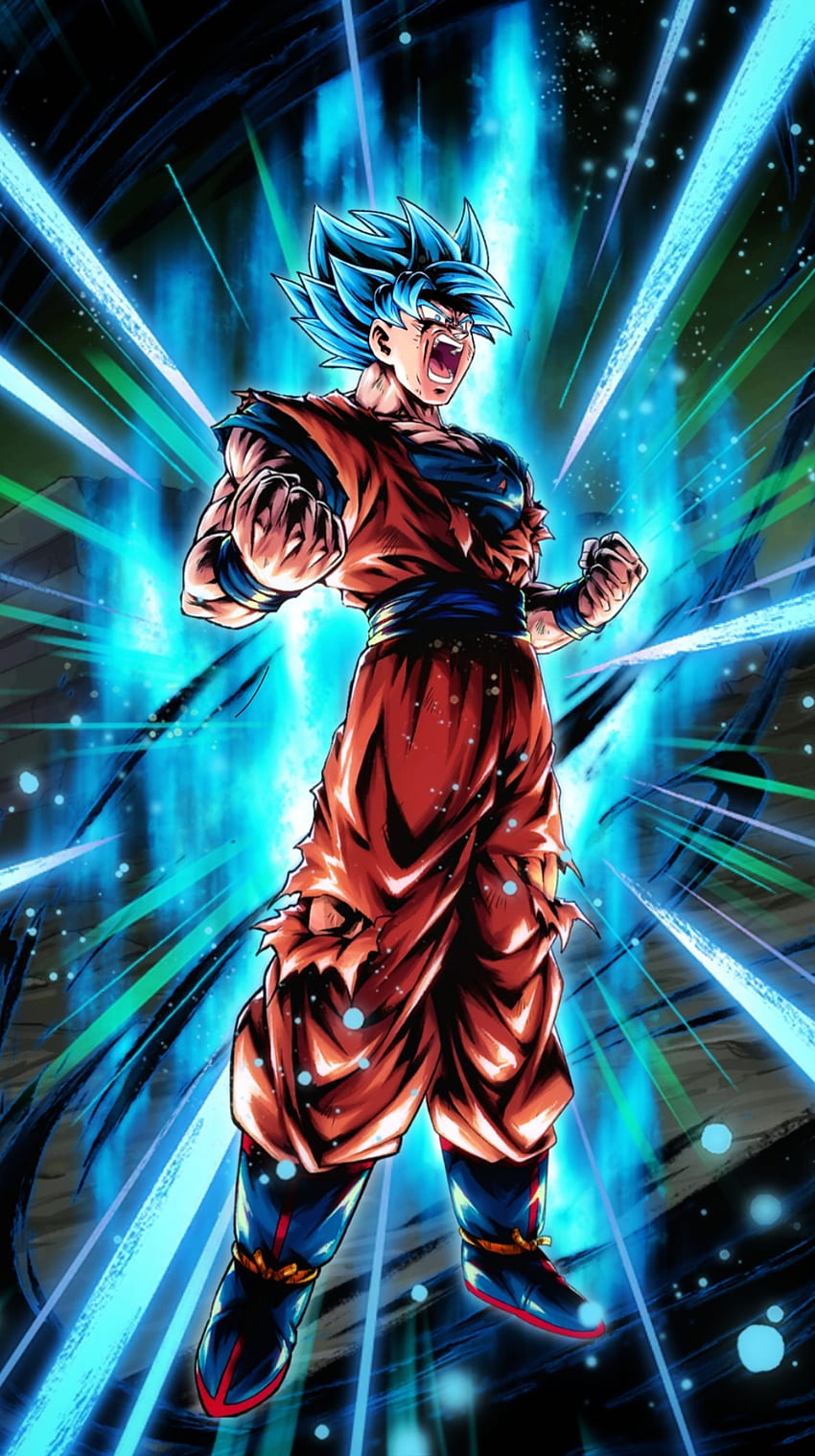 Super Saiyajin Blue, ball, blue, dragon, saiyajin, super, HD phone