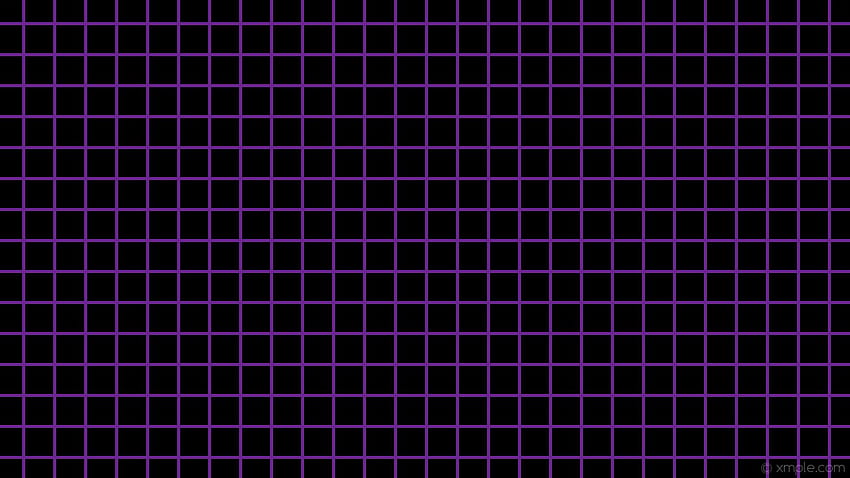 Papier millimétré noir violet grille orchidée foncée - bleu - , grille foncée Fond d'écran HD