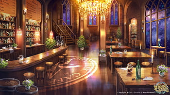 Anime Landscape Restaurant Anime Background  Anime background Anime  places Restaurant