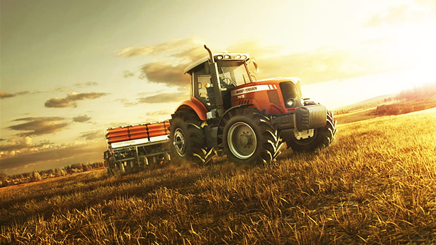 Macchine agricole - Massey Ferguson -, Cool Farming Sfondo HD