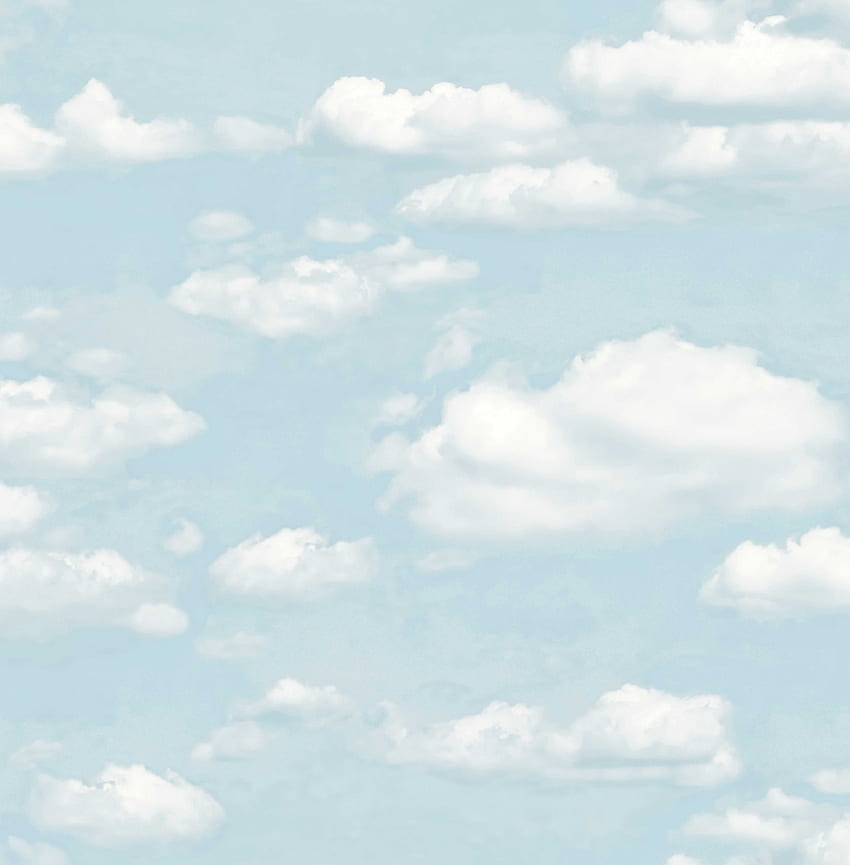 Colori Gesso Blu Nuvole Effetto Mica . Blu, cielo e nuvole Sfondo del telefono HD