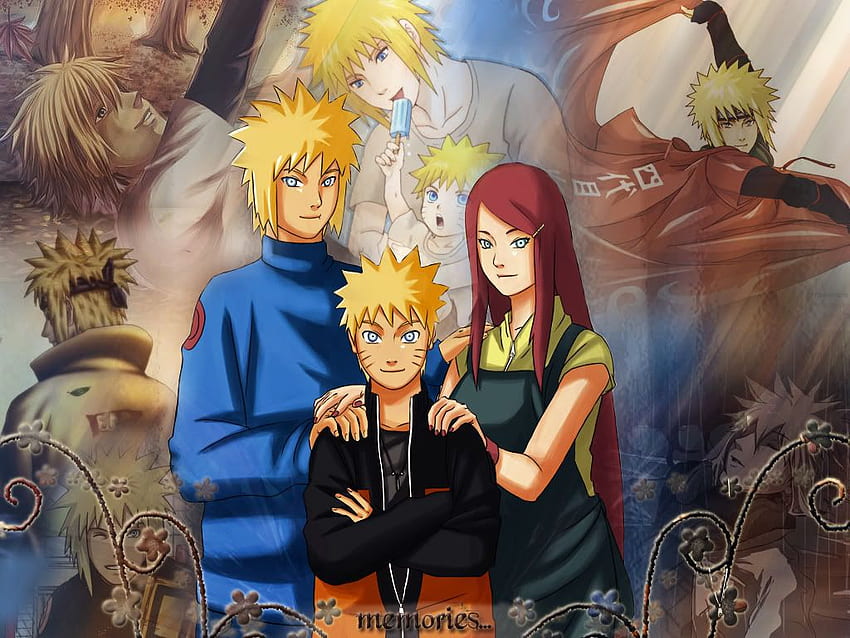 Naruto Family (Yondaime, Minato, Naruto), Keluarga Naruto HD wallpaper