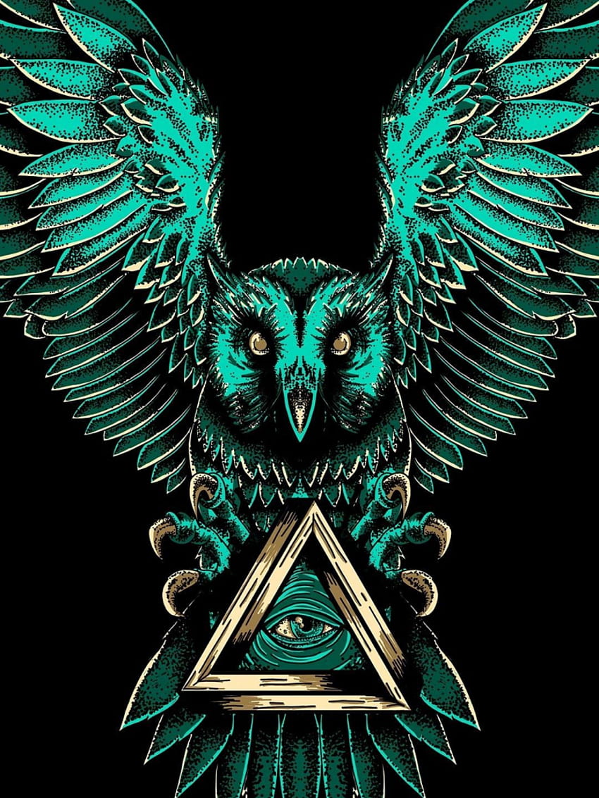 Illuminati Owl Top Illuminati Owl Background [] for your , Mobile & Tablet.  Explore Owl Background. Owl , Owl , Owl City, Midnight Owl HD phone  wallpaper | Pxfuel
