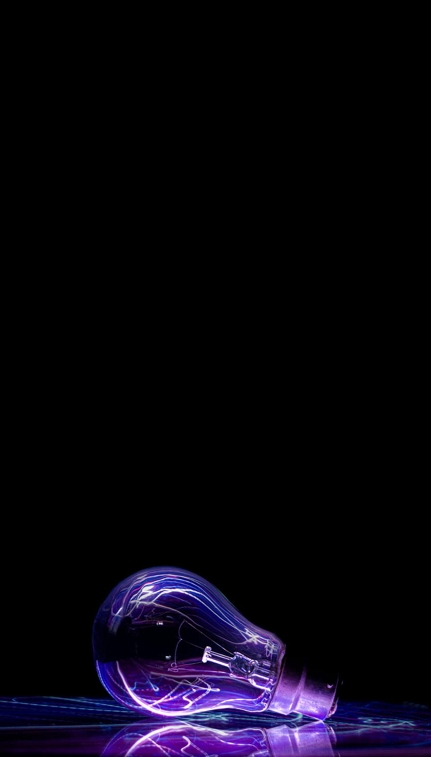 Lightning, Reflection, Dark, Lamp, Glow HD phone wallpaper