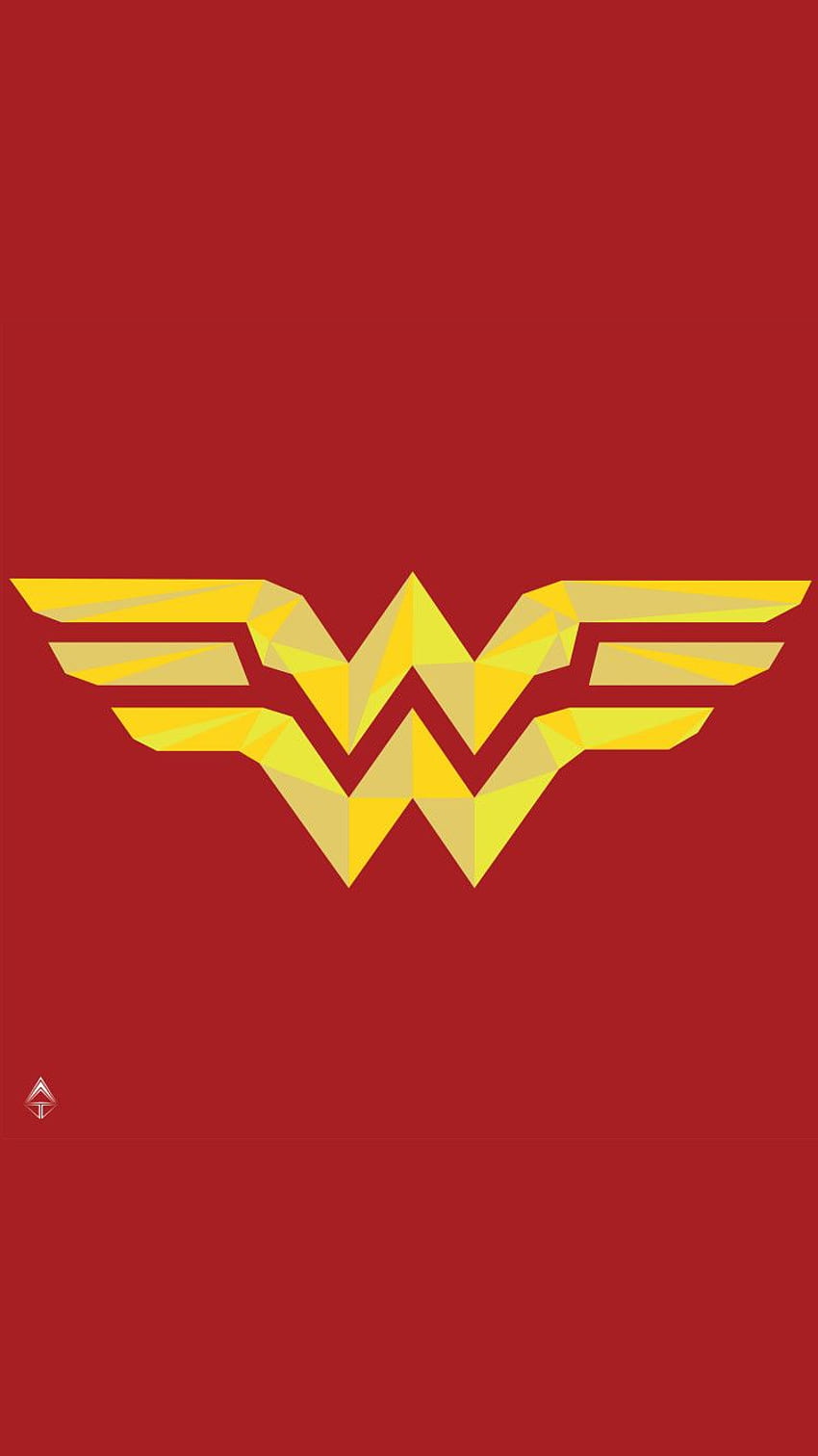 Wonder Woman Logo Artwork iPhone 6, iPhone 6S, iPhone, Wonder Woman Symbol HD phone wallpaper