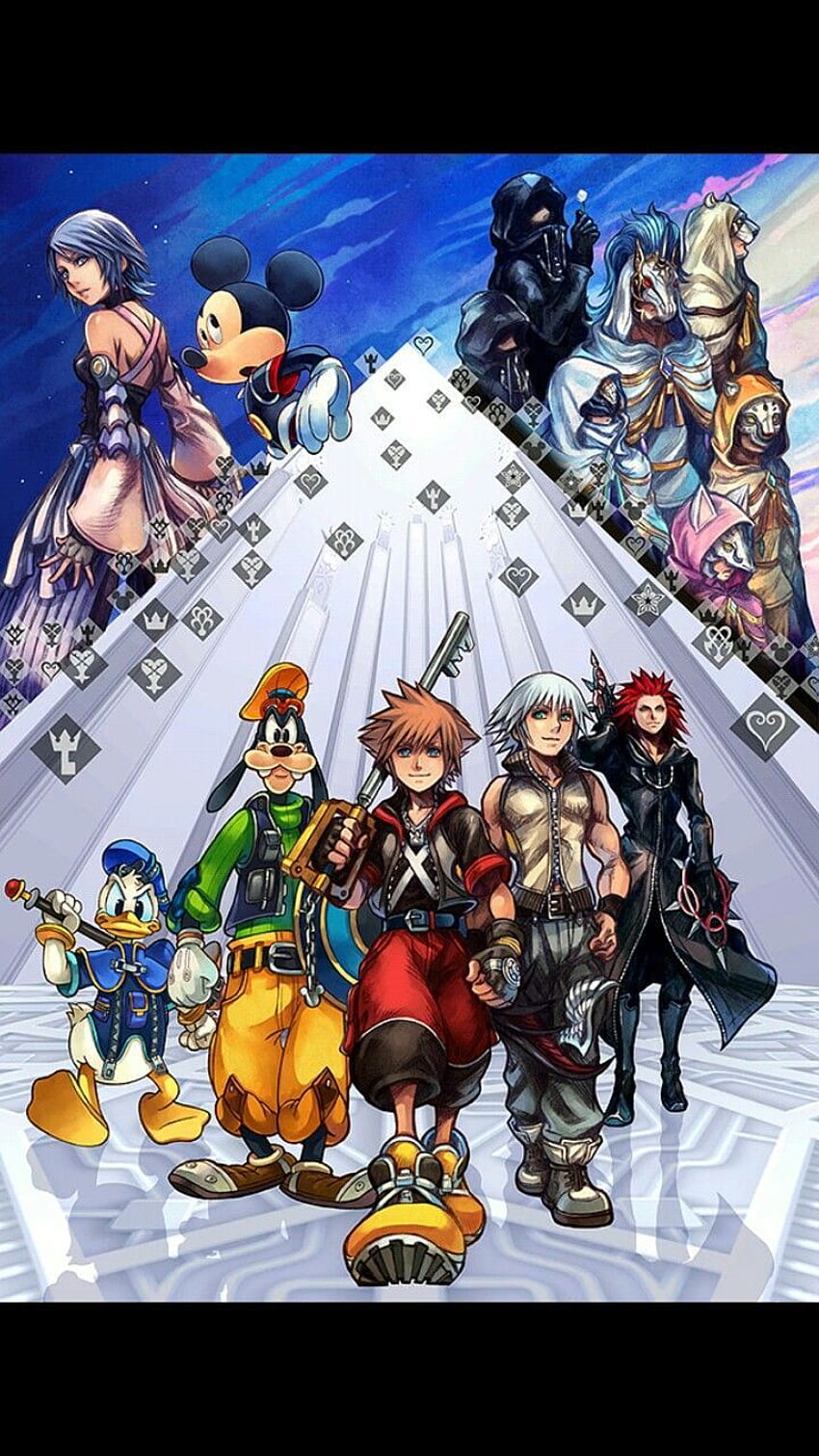 Kingdom Hearts 2.8 Arte-chave. CORAÇÕES DO REINO ❤. Kingdom Hearts, Kingdom Hearts épico Papel de parede de celular HD