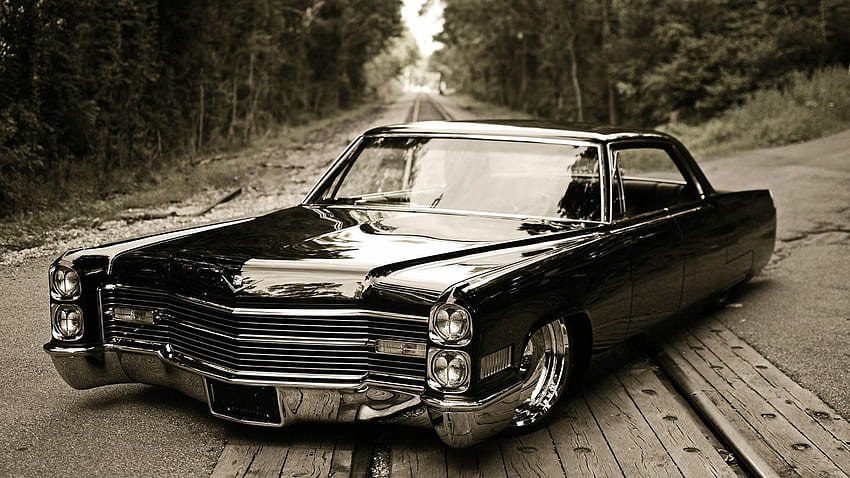 Cadillac de Ville, love these big old cars. So slick. Another, Old School American HD wallpaper