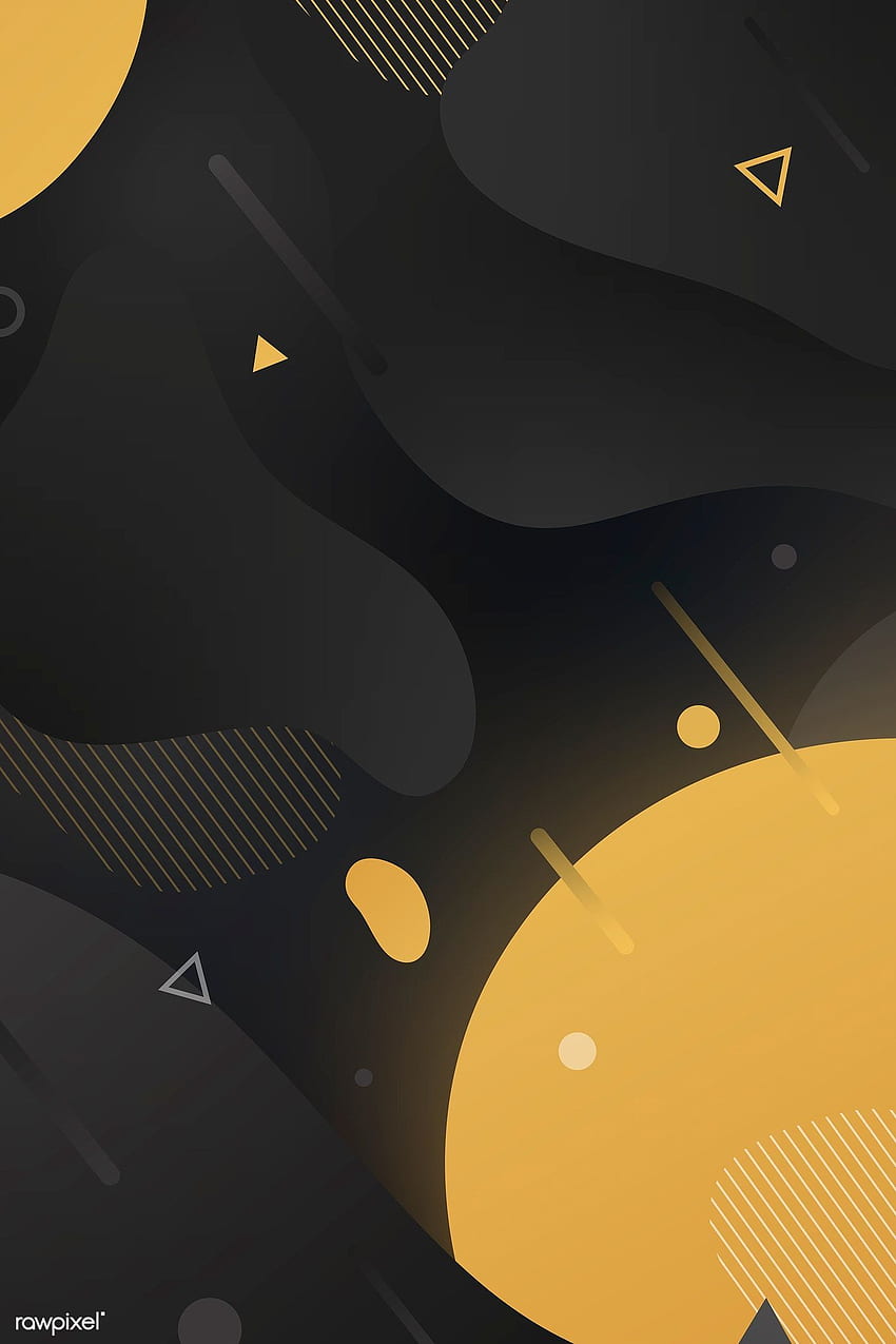 抽象的なシームレス パターン化された黒の背景のプレミアム ベクトル。 ポスターの背景デザイン、ベクター背景グラフィック、幾何学的な背景 HD電話の壁紙