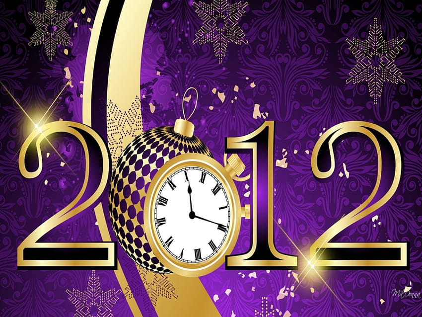 New Stirring 새해 복 많이 받으세요 2012, 감동, 년, 2012, 행복, 새로운 HD 월페이퍼