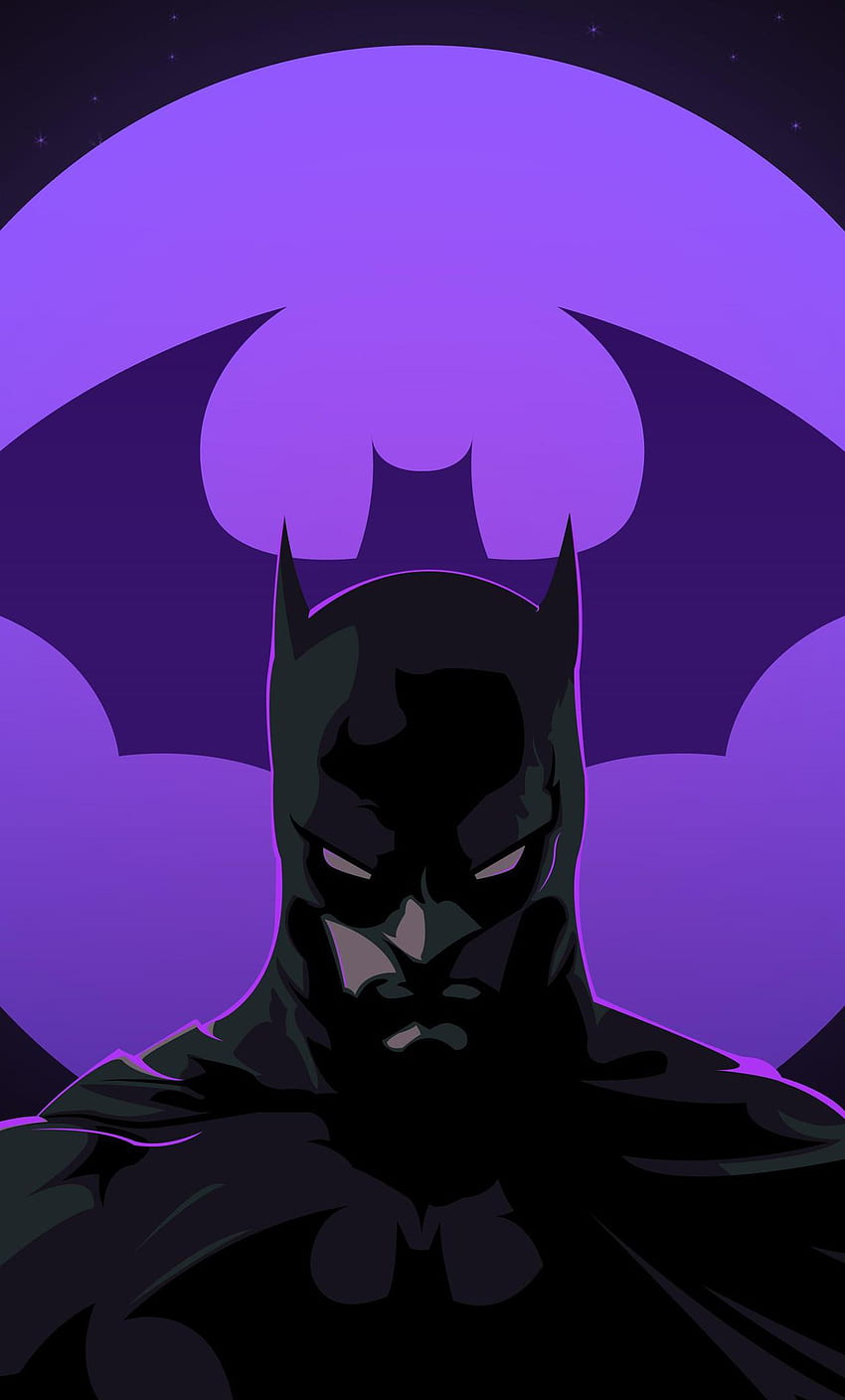 Batman Neon, Batman Roxo Papel de parede de celular HD