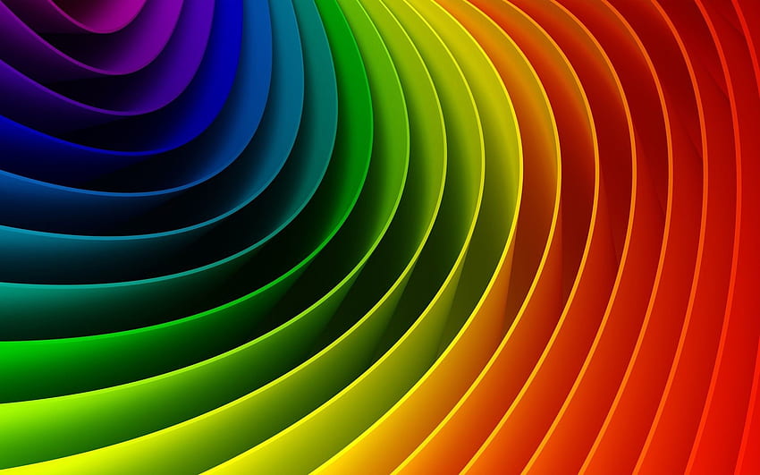 Colori Dell'arcobaleno. colori dell'arcobaleno minimi Sfondo HD