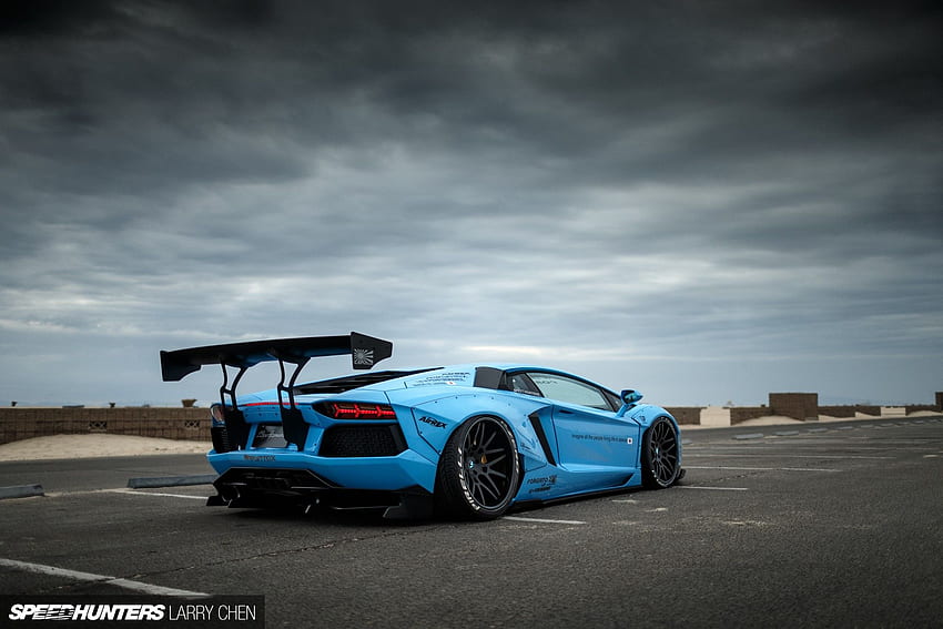 Auto, Lamborghini, Lamborghini Aventador, LB Works, Liberty Walk, Blau / und mobiler Hintergrund HD-Hintergrundbild