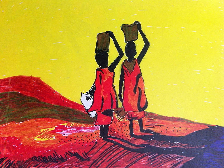 West African Art -, African Tribal Art HD wallpaper