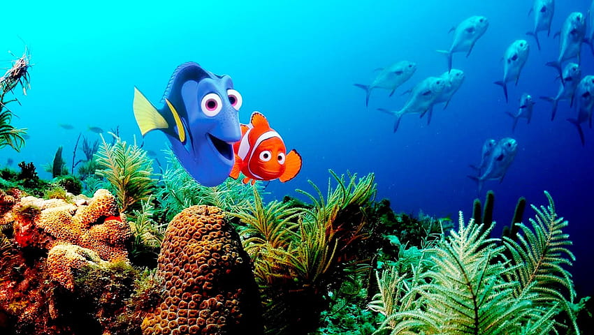 Home Movie Finding Nemo - Fish Tank Background, Cartoon Fish HD