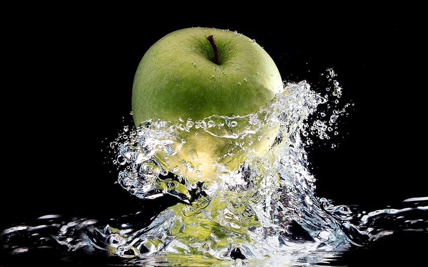 果物, 水, 食べ物, 背景, りんご 高画質の壁紙