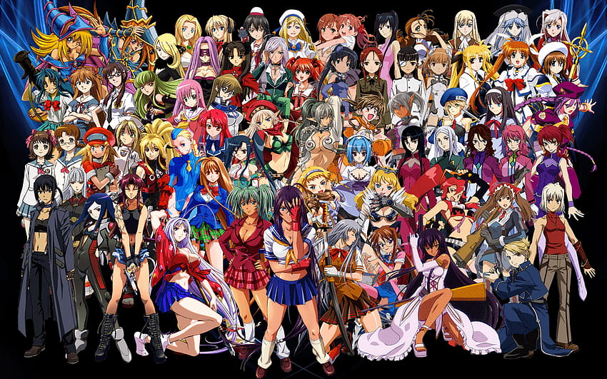 Anime Multiverse Anime Woman and background HD wallpaper