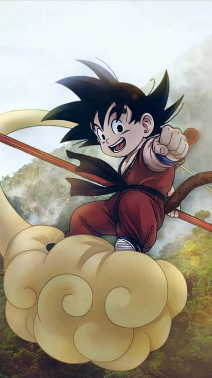 Kid Goku Cloud, Cool Kid Goku HD phone wallpaper | Pxfuel