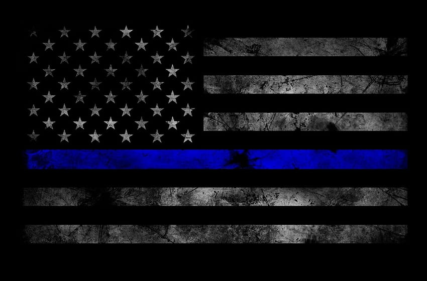 Thin Blue Line Flag Tactical American Flag - Novocom.top, Dark American Flag HD wallpaper