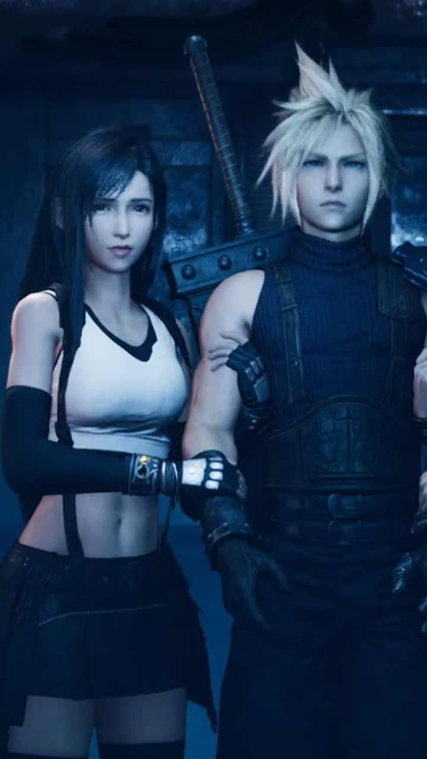 Final Fantasy 7 Remake phone background PS4 game art poster logo on iPhone android en 2020. Cloud and tifa, Final fantasy y Final fantasy 7 tifa fondo de pantalla del teléfono