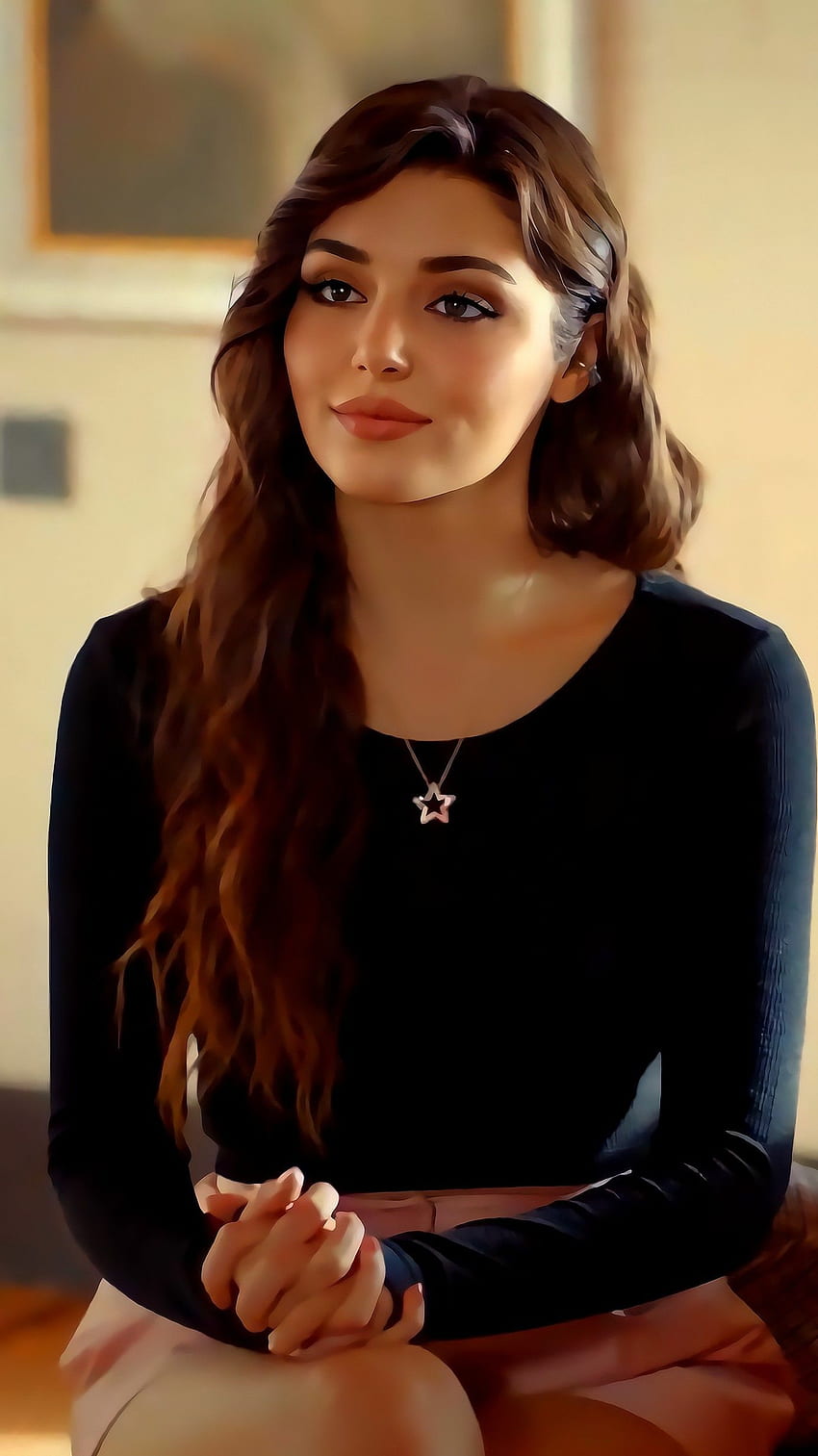 Hande ercel, atriz turca Papel de parede de celular HD
