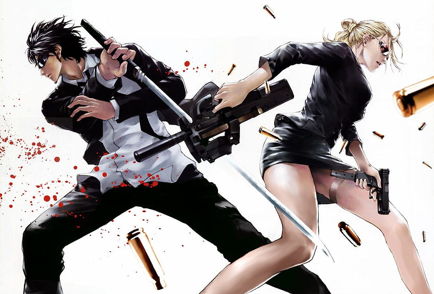 Anime Girl Boy Sword Gun. Anime. Best Action Anime, Anime, Anime Fight HD  wallpaper | Pxfuel