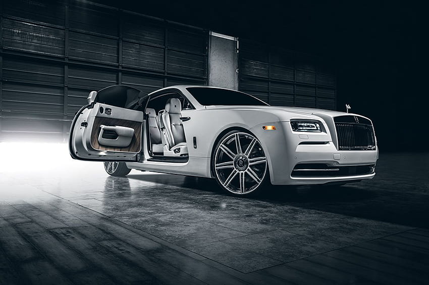 Rolls Royce Wraith Vellano Premium Class Expensive White, Rolls-Royce Wraith HD wallpaper