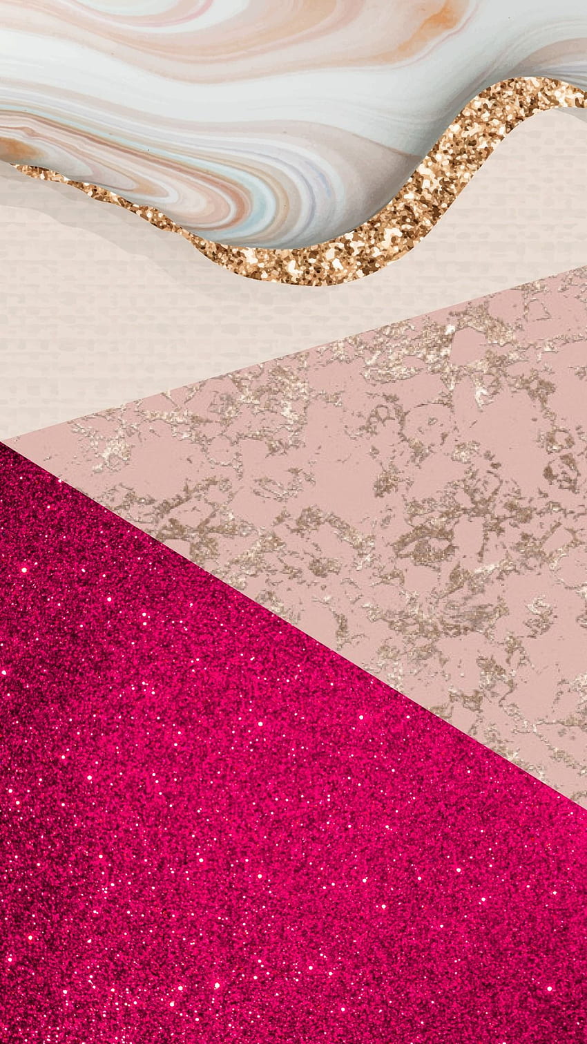 Latest iPhone and Background in 2020. iPhone, Pink Marble Glitter HD