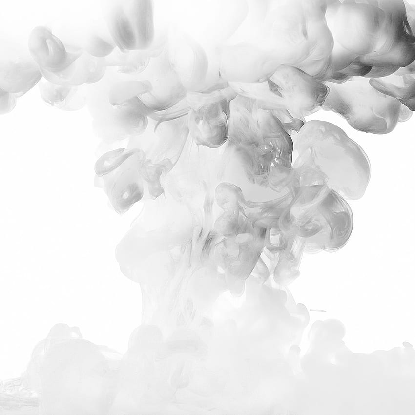 Smoke White Bw Abstract Fog Art Illust HD phone wallpaper