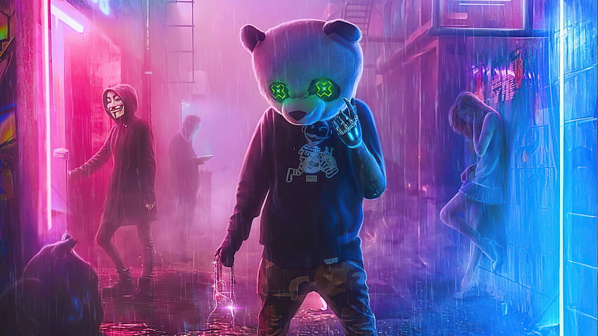 Gangster Panda Résolution , , Arrière-plan et Rose Gangsta Fond d'écran HD