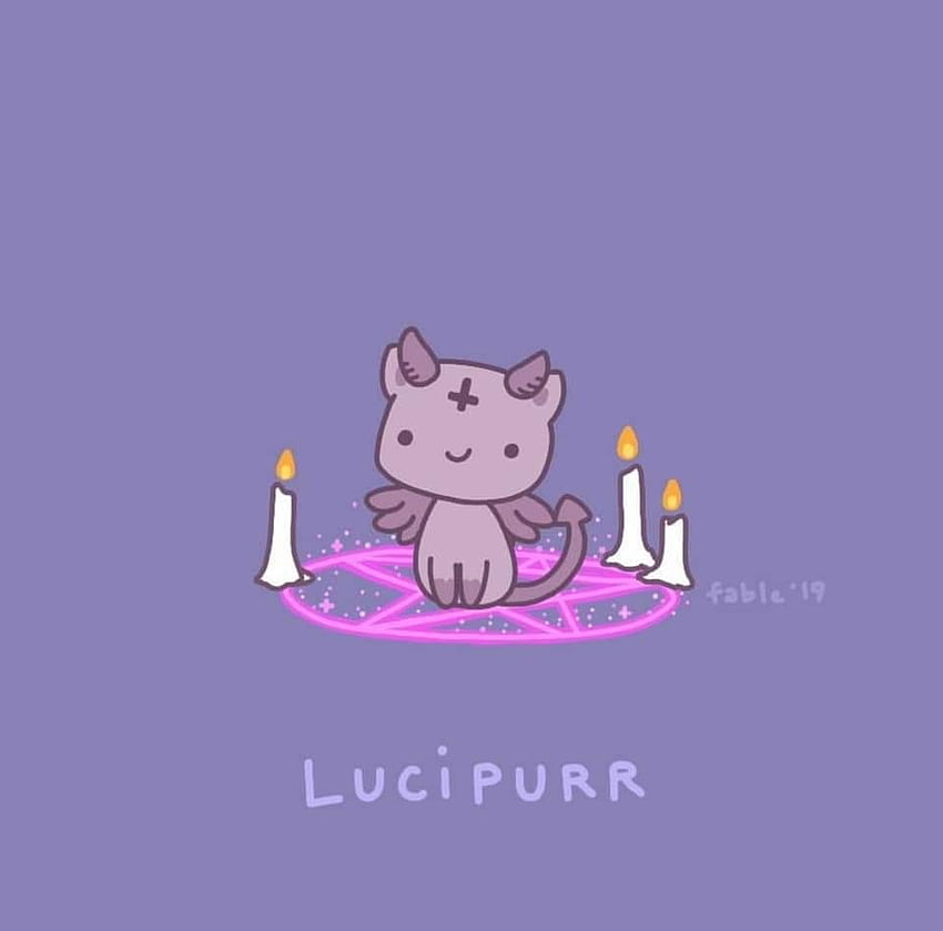 Lucipurr shared, Cute Satan HD wallpaper