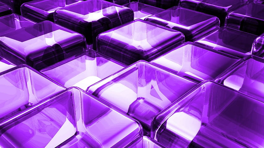 surface, blocks, purple, glass Full HD wallpaper
