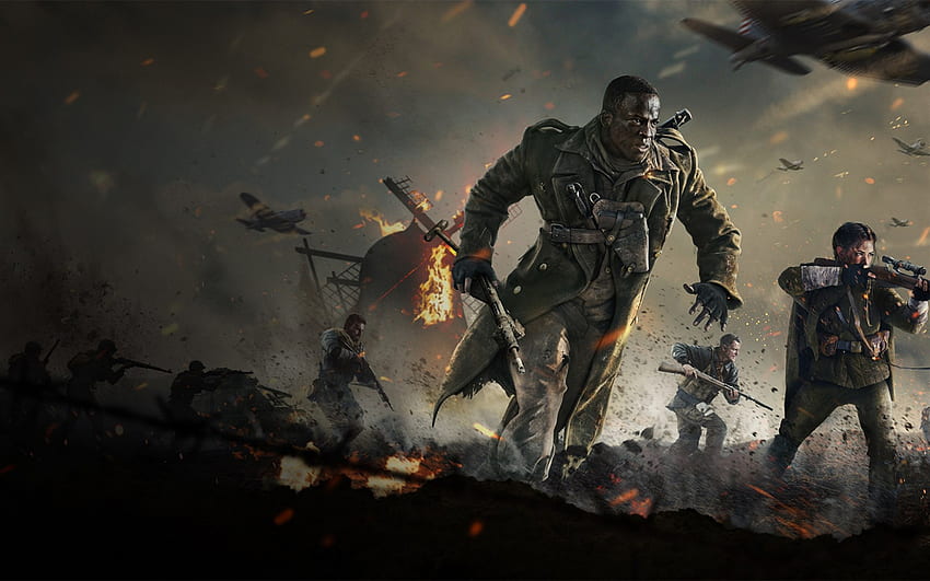 Call of Duty Vanguard, plakat, materiały promocyjne, postacie Call of Duty, nowe gry, Call of Duty Tapeta HD