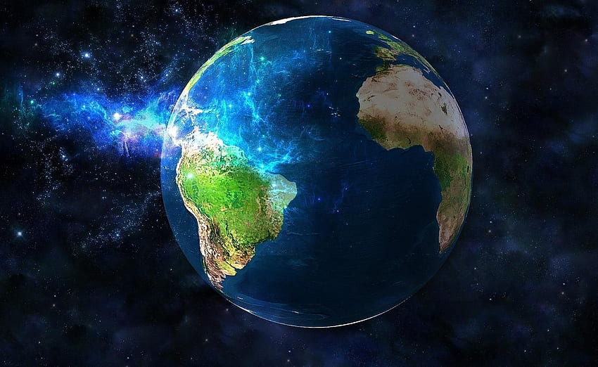 Universum, Erde, Land, Nebel, Planet HD-Hintergrundbild