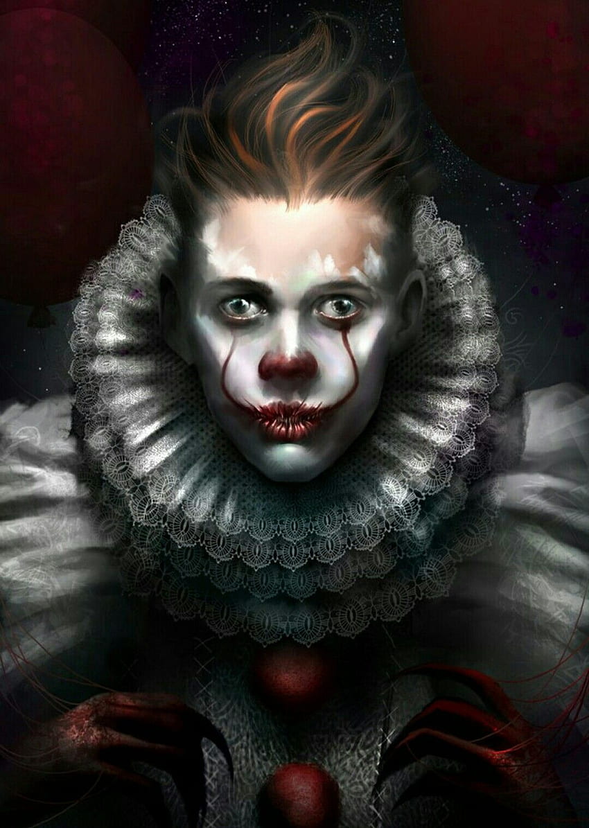 Penny Wise clown dark film horror it male movie scary HD phone  wallpaper  Peakpx