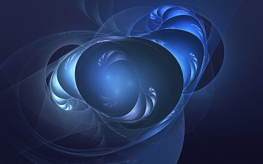 BluCocoon, blue, apo, cocoon, fractal HD wallpaper