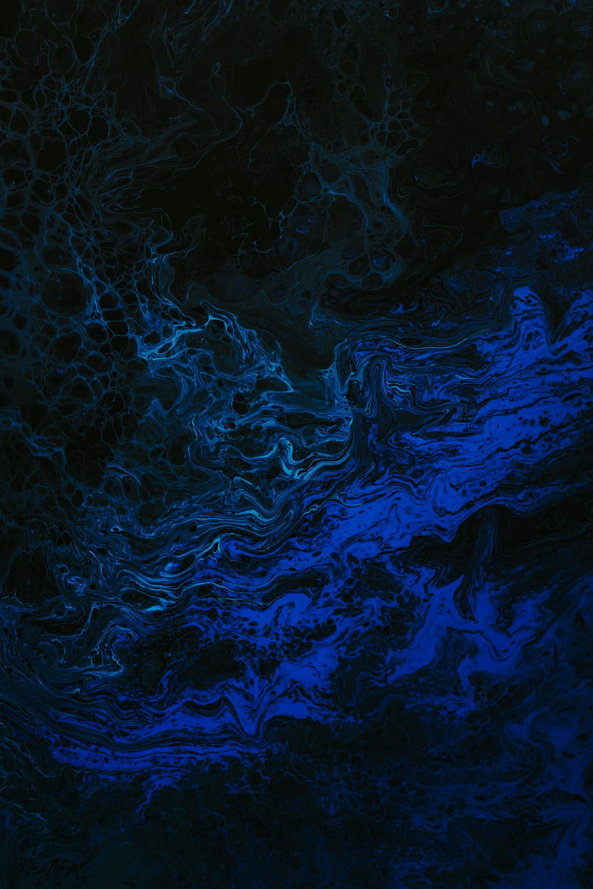 Dunkelblau, blau schwarz abstrakt HD-Handy-Hintergrundbild