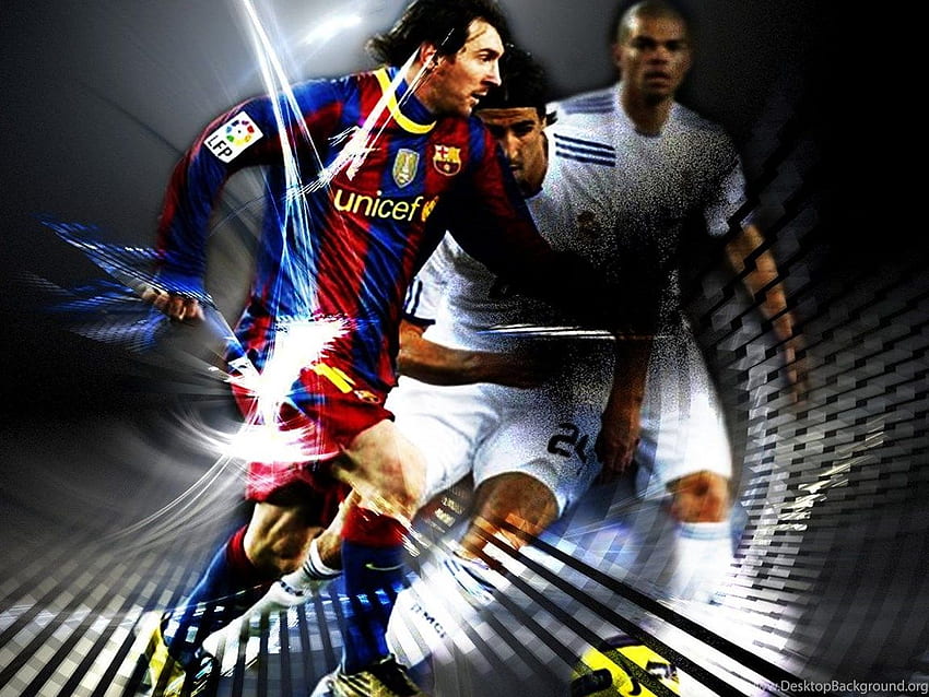Cristiano Ronaldo Vs Lionel Messi: Lionel Messi New. Background HD ...