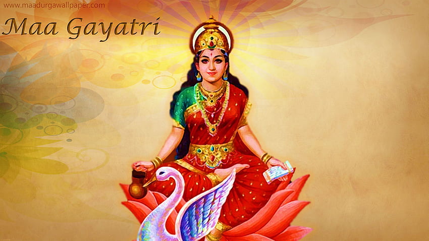 Gayatri, Gayatri Mata HD wallpaper | Pxfuel