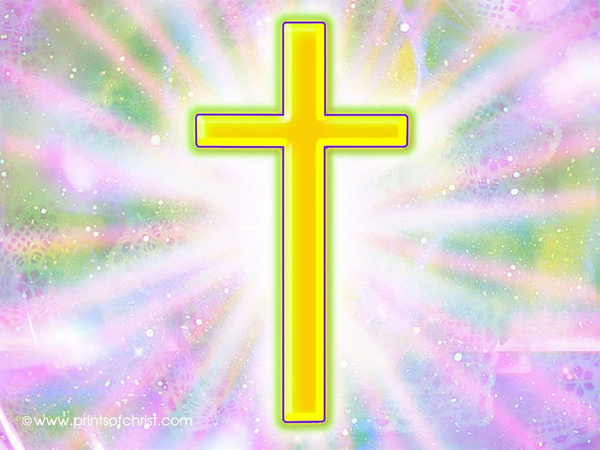 Cross, Yellow Cross HD wallpaper