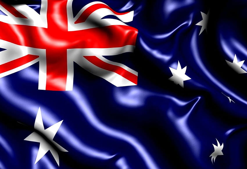 Bandera de mapa de Australia, bandera australiana fondo de pantalla