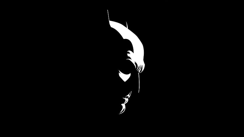 Batman, kara şövalye, minimal HD duvar kağıdı