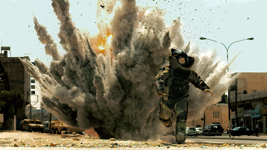 Actionfilm-Explosionshintergrund HD-Hintergrundbild