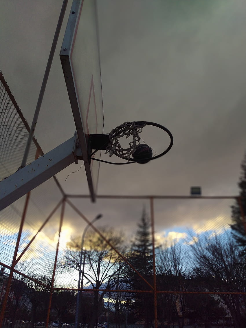 Basketbol, bulut HD phone wallpaper