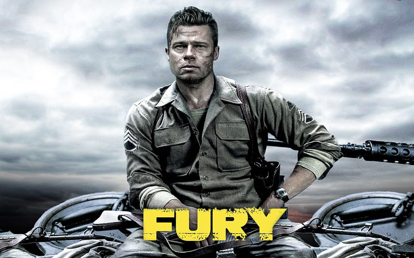 Brad Pitt Fury Poster - Fury Brad Pitt - & Background , Fury 2014 HD wallpaper