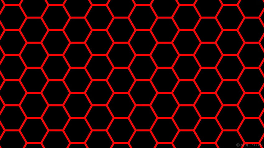 Red Honeycomb HD wallpaper