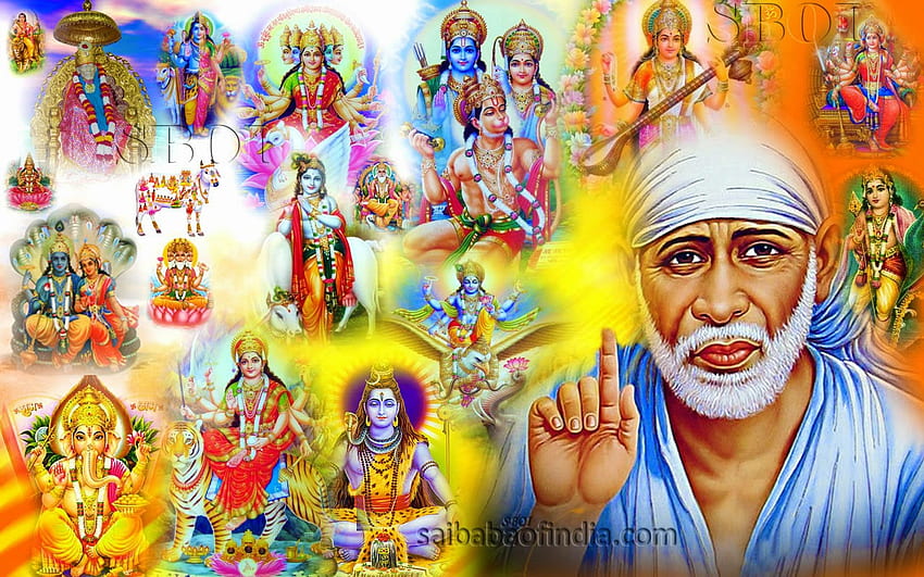 インドの神 - すべての神々が一つに - - teahub.io 高画質の壁紙