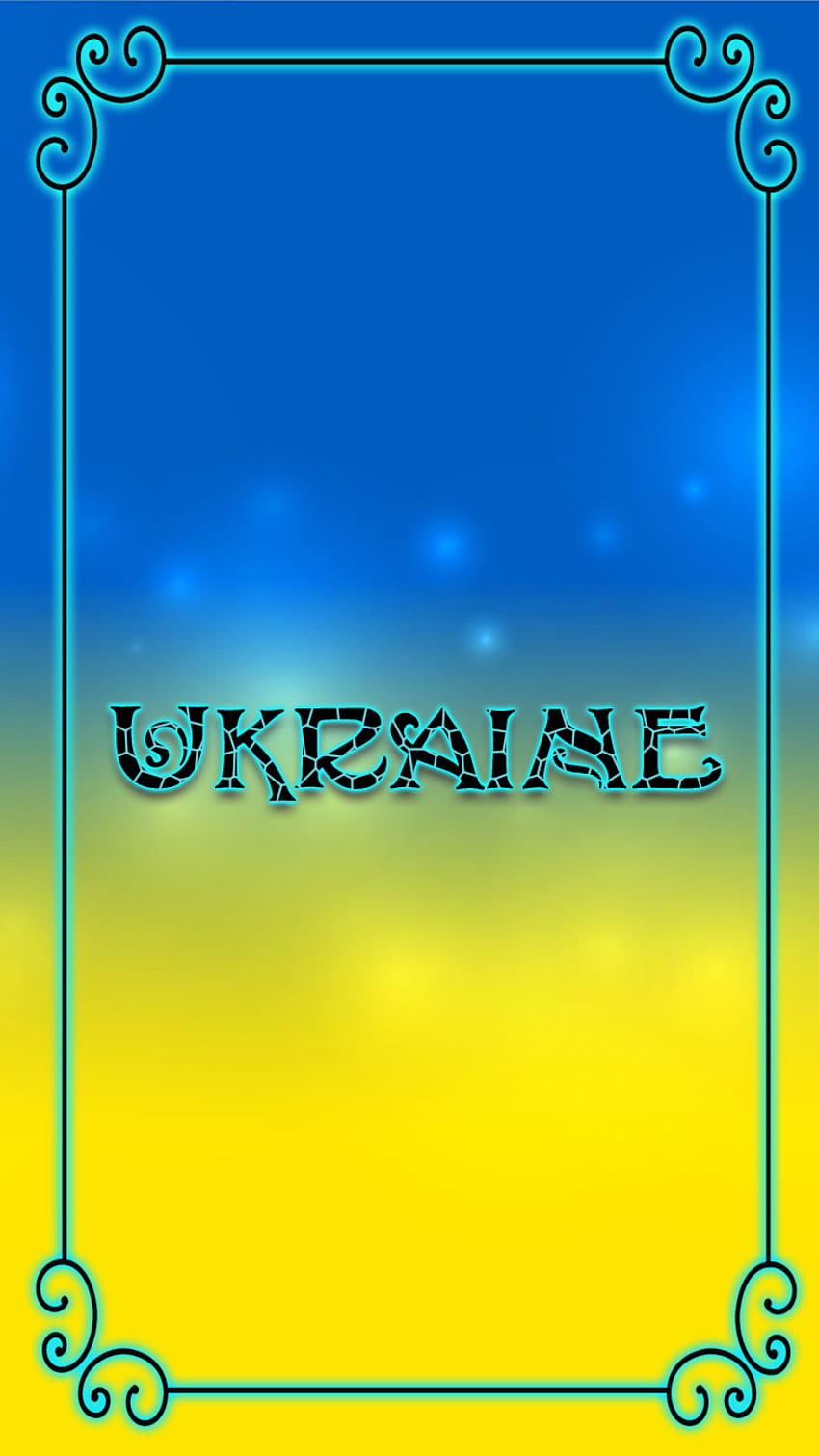 Ukraine _, symbol, flag, standwithukraine, blue, peace, pattern, yellow, text, frame HD phone wallpaper