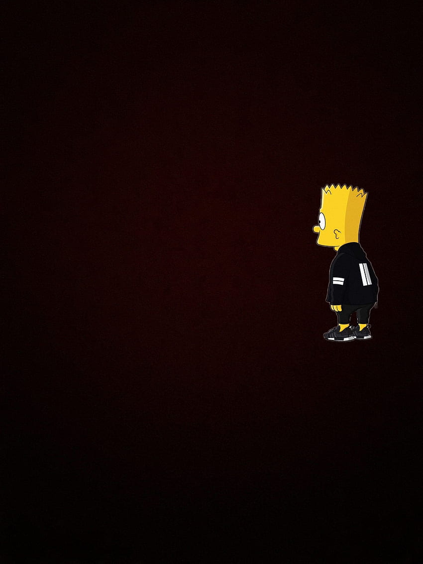 Estética Triste Bart Simpson fondo de pantalla del teléfono | Pxfuel