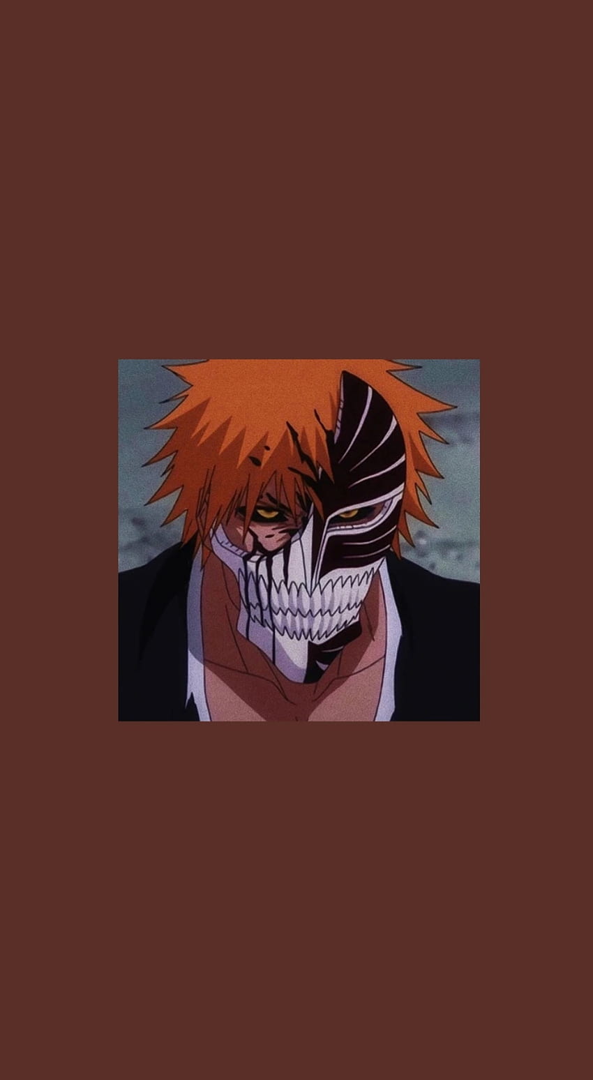 Bleach, jaw, art, ichigo, hollow, anime HD phone wallpaper