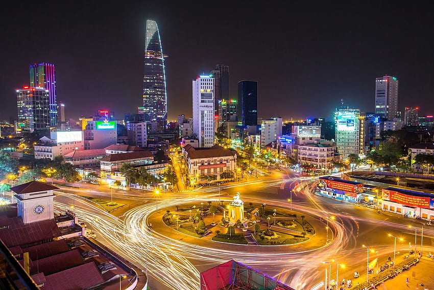 Ciudad Ho Chi Minh , Hecho por el hombre, HQ Ciudad Ho Chi Minh . 2019 fondo de pantalla